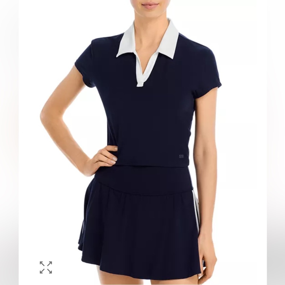 Splits59 Airweight Cropped Polo Shirt & Airweight High-Waisted Skort